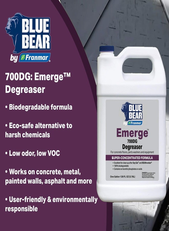 BLUE BEAR 700DG: Emerge Degreaser – Low-Odor, Biodegradable Cleaner Removes Oil, Grease, Dirt & Grime from Concrete, Tile, Wood, Stone & Tools – Safe for Heavy-Duty & Everyday Cleaning – 1 Gal - Image 5